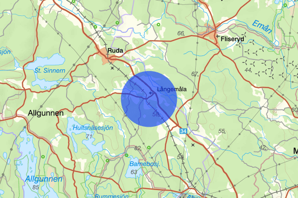 Långemåla 10 december 01.57, Brand, Högsby