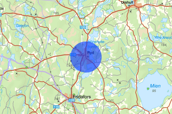 Ryd 10 december 02.53, Trafikolycka, Tingsryd