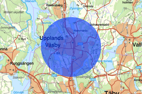 Upplands Väsby 10 december 04.46, Skadegörelse, Upplands väsby