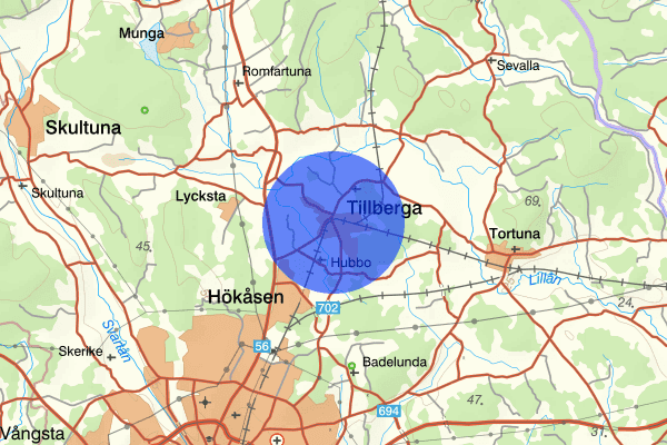 Tillberga 10 december 06.16, Trafikolycka, personskada, Västerås