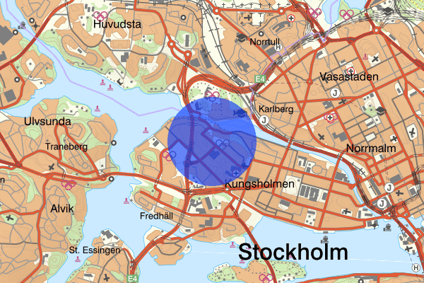Stadshagen 10 december 12.49, Skadegörelse, Stockholm