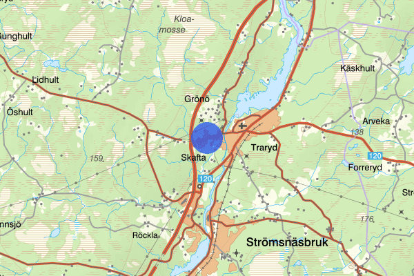Hallandsvägen 11 december 03.17, Brand, Markaryd