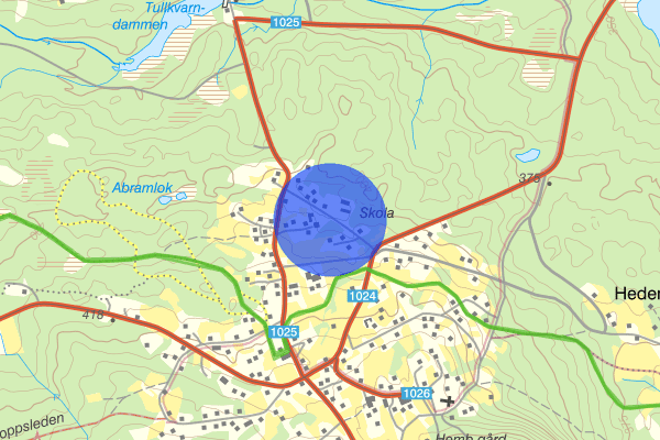 Evertsbergs skolväg 11 december 14.09, Trafikbrott, Älvdalen
