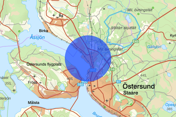Lugnvik 11 december 16.38, Trafikolycka, Östersund