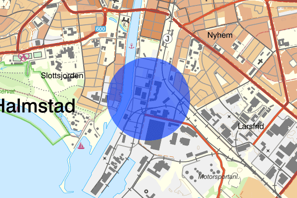 Stationsgatan 12 december 07.24, Brand, Halmstad