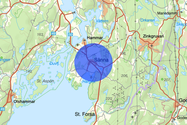 Sänna 12 december 14.42, Trafikolycka, Askersund