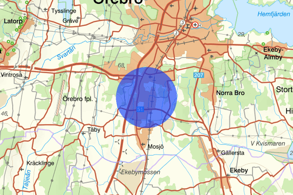 Marieberg 12 december 21.24, Brand, Örebro