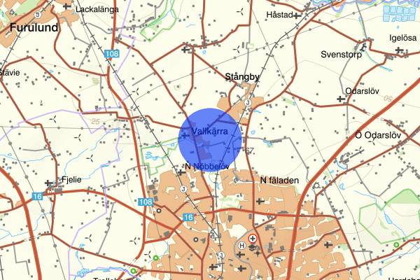 Vallkärra 13 december 20.03, Brand, Lund