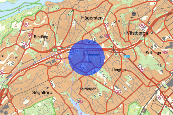 Fruängen 15 december 03.28, Stöld, försök, Stockholm