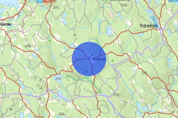 Svinhult 17 december 09.32, Trafikolycka, personskada, Ydre