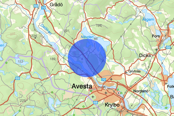 Grönvallen 17 december 13.24, Rattfylleri, Avesta