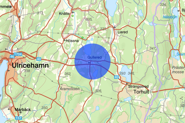 Gullered 17 december 20.08, Trafikolycka, Ulricehamn