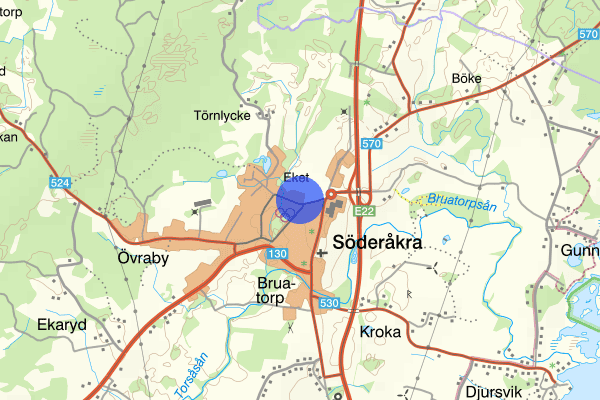 Ekesvägen 18 december 00.12, Rattfylleri, Torsås