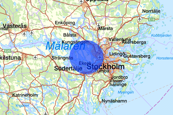  18 december 08.35, Räddningsinsats, Ekerö