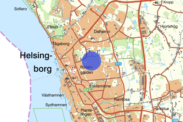 Rosengården 18 december 12.07, Trafikolycka, Helsingborg