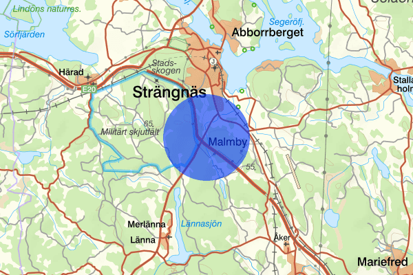 Biskopskvarn 18 december 16.55, Trafikhinder, Strängnäs