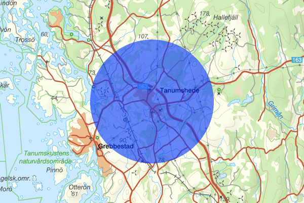 Tanumshede 18 december 15.43, Trafikolycka, personskada, Tanum