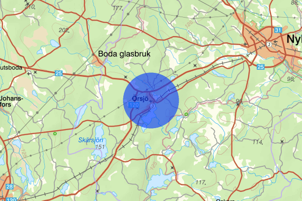 Örsjö 19 december 02.01, Brand, Nybro