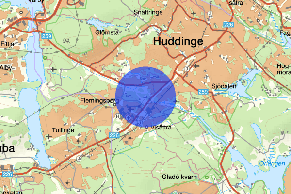 Flemingsbergs gård 19 december 17.20, Fylleri/LOB, Huddinge