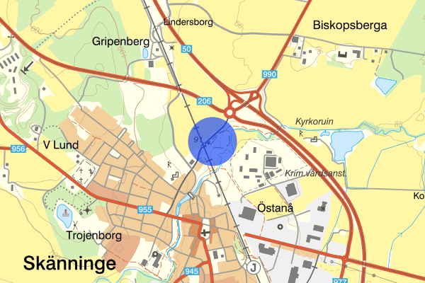 Motalagatan 21 december 11.02, Trafikolycka, Motala