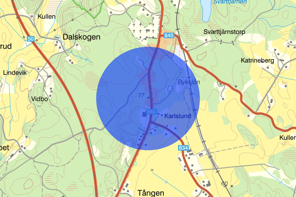 Örebrovägen 22 december 07.00, Sammanfattning natt, Örebro län