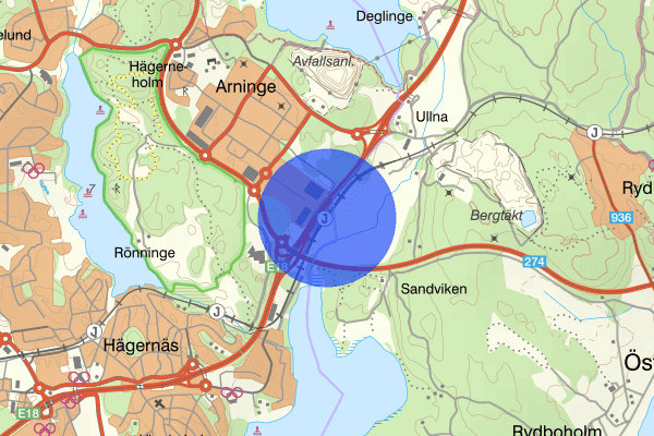 Arninge 22 december 08.06, Brand, Täby