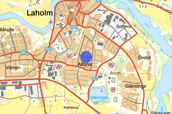 Tulpanvägen 22 december 18.37, Brand, Laholm