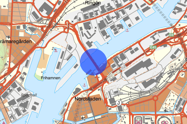 Hisingsbron 23 december 18.05, Bråk, Göteborg