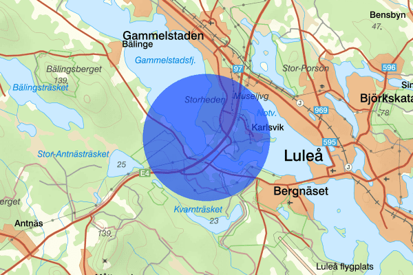 Norra Gäddvik 24 december 11.21, Trafikolycka, Luleå