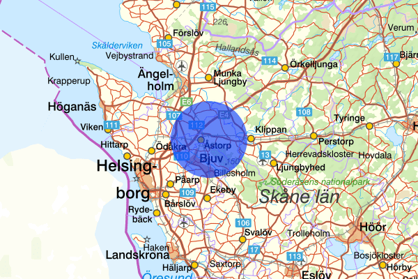  25 december 14.20, Rattfylleri, Åstorp