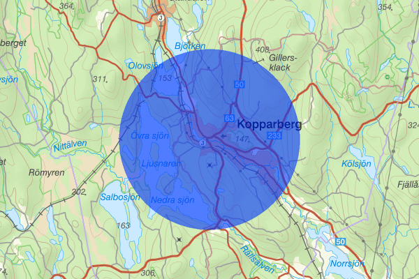 Kopparberg 25 december 15.22, Försvunnen person, Ljusnarsberg