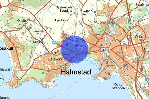 Olofsdal 27 december 07.00, Sammanfattning kväll och natt, Hallands län
