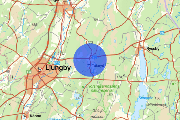 Tutaryd 26 december 22.21, Trafikolycka, Ljungby