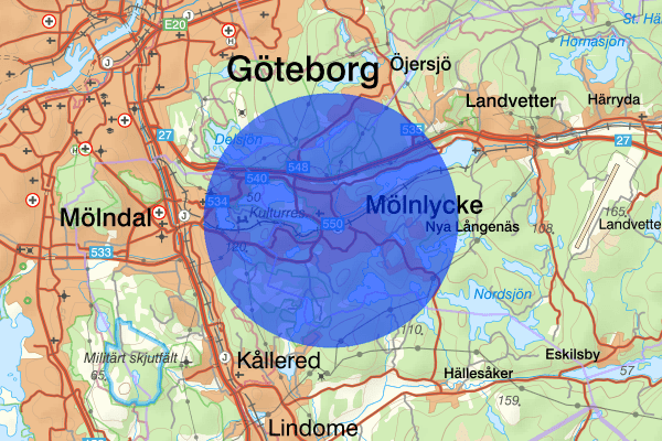 Mölnlycke 27 december 17.44, Knivlagen, Härryda