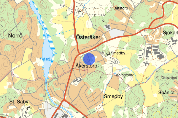 Smedby skolväg 28 december 04.59, Trafikolycka, personskada, Österåker