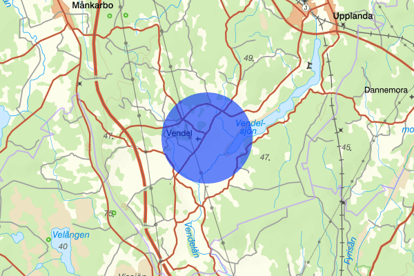 Vendel 29 december 00.56, Brand, Tierp