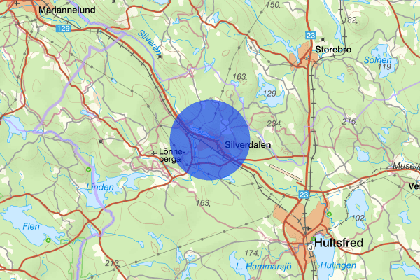 Silverdalen 29 december 03.20, Brand, Hultsfred