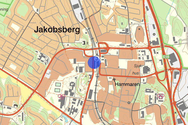 Jakobsbergs station 29 december 17.12, Rån, försök, Järfälla