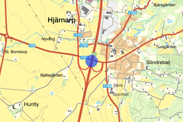 Trafikplats Hjärnarp 30 december 11.47, Brand, Ängelholm