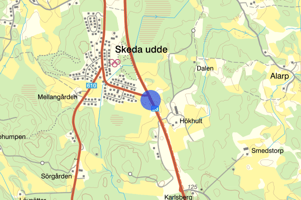 Skeda udde riksväg 34 30 december 12.40, Trafikolycka, Linköping