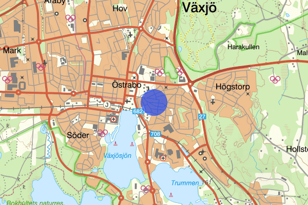 Östregårdsgatan 31 december 02.04, Brand, Växjö