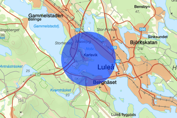 Karlsvik 31 december 10.27, Trafikolycka, Luleå