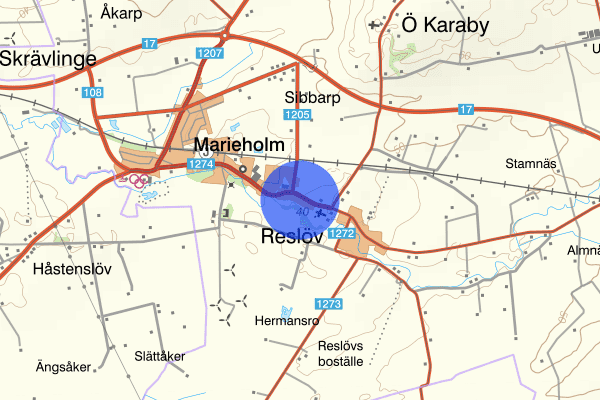 Storgatan 01 januari 00.35, Misshandel, Eslöv