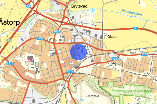 Timmergatan 31 december 23.30, Brand, Åstorp