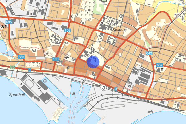 Stortorget 01 januari 00.18, Misshandel, grov, Trelleborg