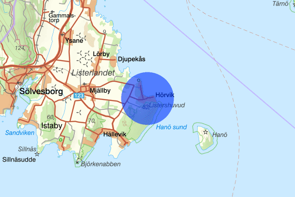 Hörvik 01 januari 02.04, Sabotage mot blåljusverksamhet, Sölvesborg