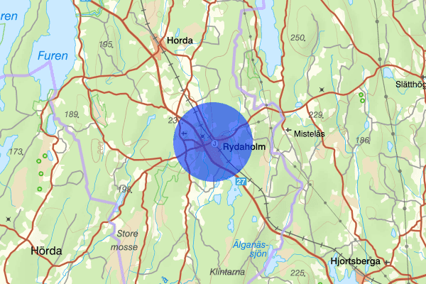 Rydaholm 01 januari 10.47, Trafikolycka, personskada, Värnamo