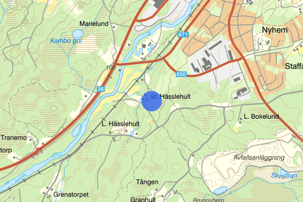 Stora Hässlehult 02 januari 07.00, Sammanfattning natt, Hallands län