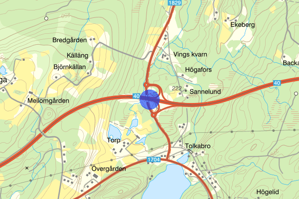 Hökerumsmotet 02 januari 10.43, Trafikolycka, personskada, Ulricehamn