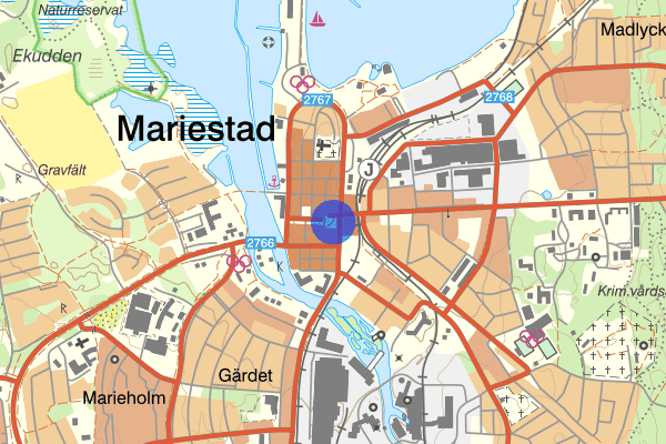 Nya torget 02 januari 15.26, Misshandel, grov, Mariestad